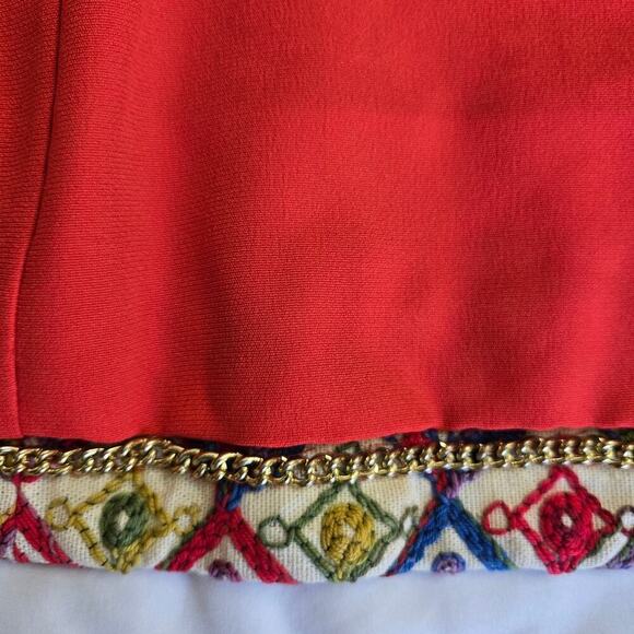 Shannon Rodgers Vintage 70s Embellished Embroidered Long Vest Size S Artsy Boho - Picture 8 of 11